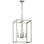 Kichler 43998NI Crosby 16" 4-LIGHT Foyer Pendant In Brushed Nickel. Fixed Price $384.97.