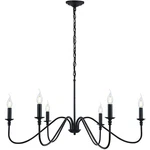 Black CHANDELIER,6LIGHT Rustic Industrial Iron Chandeliers For Dining Room Li.... Fixed Price $54.01.
