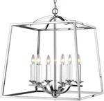 Golden Lighting Athena Pendant, Chrome Caged- 3074-6PCH See Details. Fixed Price $265.00.