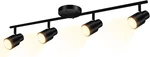 4-LIGHT Led Track Lighting Kit Adjustable Spotlights For Home Decor, Black. Fixed Price $71.99.