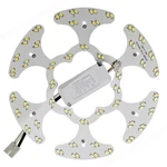 Zhairdalstar 24W Led Flush Mount Ceiling Fan Ring Light Kit 3 Cct. Fixed Price $21.20.