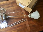 Modern Adjustable Satin Nickel Pendant Light (open Box) / Dvi Elgin Mini. Fixed Price $45.00.