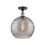 Innovations Lighting 516-1C-15-12 Athens Semi-flush Deco Black. Fixed Price $288.20.
