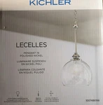 Kichler Lecelles 1-LIGHT Polished Nickel 11" Kitchen Island / Hallway New. Fixed Price $39.09.