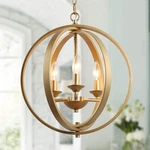 Ksana Gold Orb Chandelier Modern Globe 3 Fixture For Light,. Fixed Price $100.77.