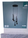 Eglo Lighting Cortaderas 5-LIGHT Circular Staircase Pendant Matte Black 97606A. Fixed Price $161.00.