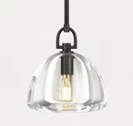 Yuyi 1-LIGHT Farmhouse Black Pendent YX271HBF1115. Fixed Price $250.00.