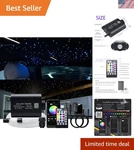 Elegant 16W Fiber Optic Starlight Headliner Kit With App & Remote For Car Home. Fixed Price $81.69.