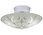 Project Source Semi-flush Mount Ceiling Fixture Frosted Glass #0344428. Fixed Price $19.95.