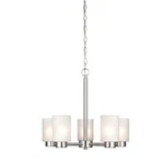 Westinghouse Sylvestre 5-LIGHT Brushed Nickel Chandelier. Fixed Price $74.99.