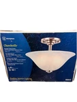 Stewart 2-LIGHT Brushed Nickel Ceiling Semi-flush Mount By Bel Air. Fixed Price $38.00.