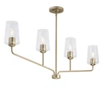 Progress Lighting Celino Collection Four-light Linear Chandelier. Fixed Price $287.58.