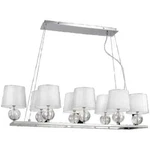 World Imports Speranza Collection 8-LIGHT Chrome Pendant Ceiling Fixture #19520. Fixed Price $323.75.