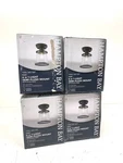 Lot Of 4 Hampton Bay Rigby 1-LIGHT Matte Black Flush Mount Ceiling New. Fixed Price $64.34.