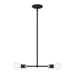 Livex Lansdale Light Linear Chandelier, Black/brushed Nickel 47162-04. Fixed Price $125.96.