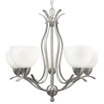 Woodbridge Lighting Hampton 5-LIGHT Steel & Glass Chandelier Nickel. Fixed Price $117.71.