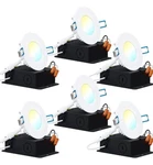 Sunco Lighting 3 Inch Ultra Thin Led Downlight, Junction Box, 8W=50W, 500 Lm. Fixed Price $38.99.