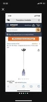 Elk Lighting 110-1BL Milan 1-LIGHT Mini Pendant Satin Nickel With Starburst. Fixed Price $35.00.