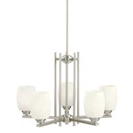 Kichler 1896NI Eileen 5-LIGHT Chandelier In Brushed Nickel. Fixed Price $479.97.