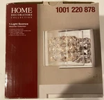 New Home Decorators Weschler 1-LIGHT Sconce Vanity 1001 220 878 Chrome Finish. Fixed Price $29.99.