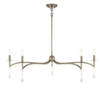 Savoy House 1-1099-5 Laramie Light 43"W Crystal Chandelier Chelsea Gold. Fixed Price $344.00.