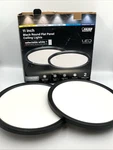 2 Pack Feit Electric IN.13.5W 1100 Lumen Dimmable Selectable Led Round Flush. Fixed Price $27.92.