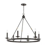 Hudson Valley Lighting 3206-AOB Allendale Chandelier Bronze/dark Finish. Fixed Price $2362.40.
