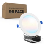 Sunco 96 Pack Inch Led Recessed Light, Canless Ceiling Lights Slim With Jun.... Fixed Price $668.40.