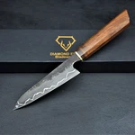 Handmade Japanese Wrought Iron San Mai Chef Knife 52100 Steel Core ,rosewood. Fixed Price $99.00.