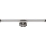 Craftmade 20224BNK-LED Contrast Bathroom Vanity Light Brushed Polished Nickel. Fixed Price $99.00.