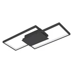 Eglo 204049A Milanius Light 20"W Led Semi-flush Ceiling Fixture Black. Fixed Price $214.99.