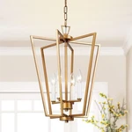 Gepow Brushed Antique Modern Foyer Lighting Fixture A03784 - Gold. Fixed Price $41.69.