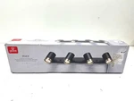 Globe Electric Dale 4-LIGHT Matte Black/brass Wall Plug In Track Fixture. Fixed Price $52.99.