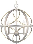 Progress Lighting P500221-134 Brandywine 3-LIGHT Pendant, Silver Ridge. Fixed Price $194.00.