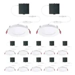 Pro Value Series Led 4 In Round Adj Color Temp Canless Recessed Light (12-PK). Fixed Price $109.99.