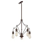 Forte Lighting 5-LIGHT 19.25" Chandelier, Antique Bronze 7098-05-32. Fixed Price $92.00.