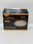 Amico 6 Pack Inch Led Recessed Lights 5CCT 2700K-5000K Dimmable. Fixed Price $63.99.