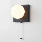 Zuo Xion Kiy Pull Chain Wall Lamp Black, 3-COLOR Led Light For Any Room. Fixed Price $133.99.