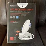 Torchstar 4" Led Recessed Downlight, Ceiling Fixture 4PACK. Fixed Price $38.39.