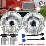 For Freightliner Century Class 7INCH Round Led Headlights Hi/lo Beam Pair. Fixed Price $51.76.
