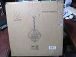 Pia Ricco 6-LIGHT Matte Black Chandelier FOP-LP11888301 Ob New. Fixed Price $71.99.