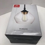 Pendant Globe Electric Harrow 1-LIGHT Matte Black With Clear Glass Shade. Fixed Price $48.50.