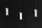 3 Tech Lighting Sara Pendants, Pure Crystal Hand Blown Glass, Plus Canopy. Fixed Price $350.00.