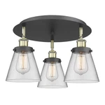 Innovations Lighting 916-3C-10-18 Cone Flush 18"W Black. Fixed Price $415.80.