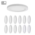 Energetic Lighting E5DL7-92750 Led Slim Flush Mount 12 Pack White. Fixed Price $109.00.