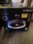 Artika Austin Chandelier Led Ceiling Fan Light 23IN W/remote Control Matte Black. Fixed Price $85.00.