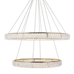 Elegant Lighting 3503D42 Monroe 42"W Led Crystal Ring - Gold. Fixed Price $2526.00.