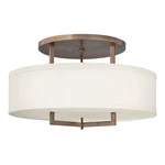 Hinkley Lighting Hampton Lt Foyer Semi-flush Mount, Brushed Bronze 3211BR. Fixed Price $999.00.