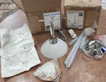 Kichler 43024CH Chrome Mini Pendant Light Satin Etched Opal Glass G9 Kitchen. Fixed Price $39.95.
