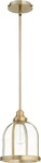 Used Quorum Lighting 886-80 Banded Dome 1 Pendant Transitional Style. Fixed Price $192.10.